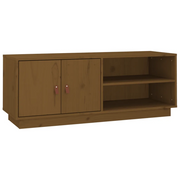 Mobile TV | Armadietto TV | Mobile Porta TV ambra 105x34x40 cm in Legno Massello di Pino