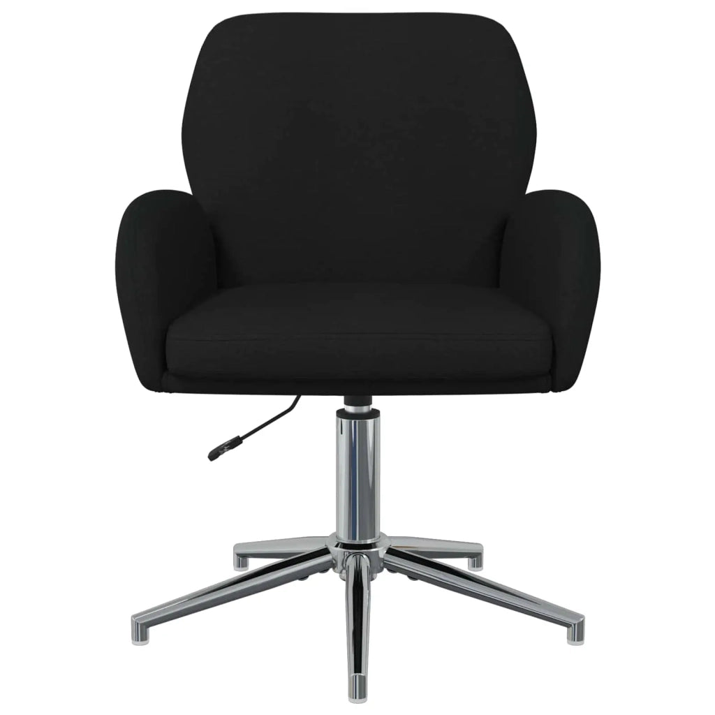 Sedie da scrivania girevoli 6 pz 54 x 58 x 90 cm Nero Tessuto 3428313