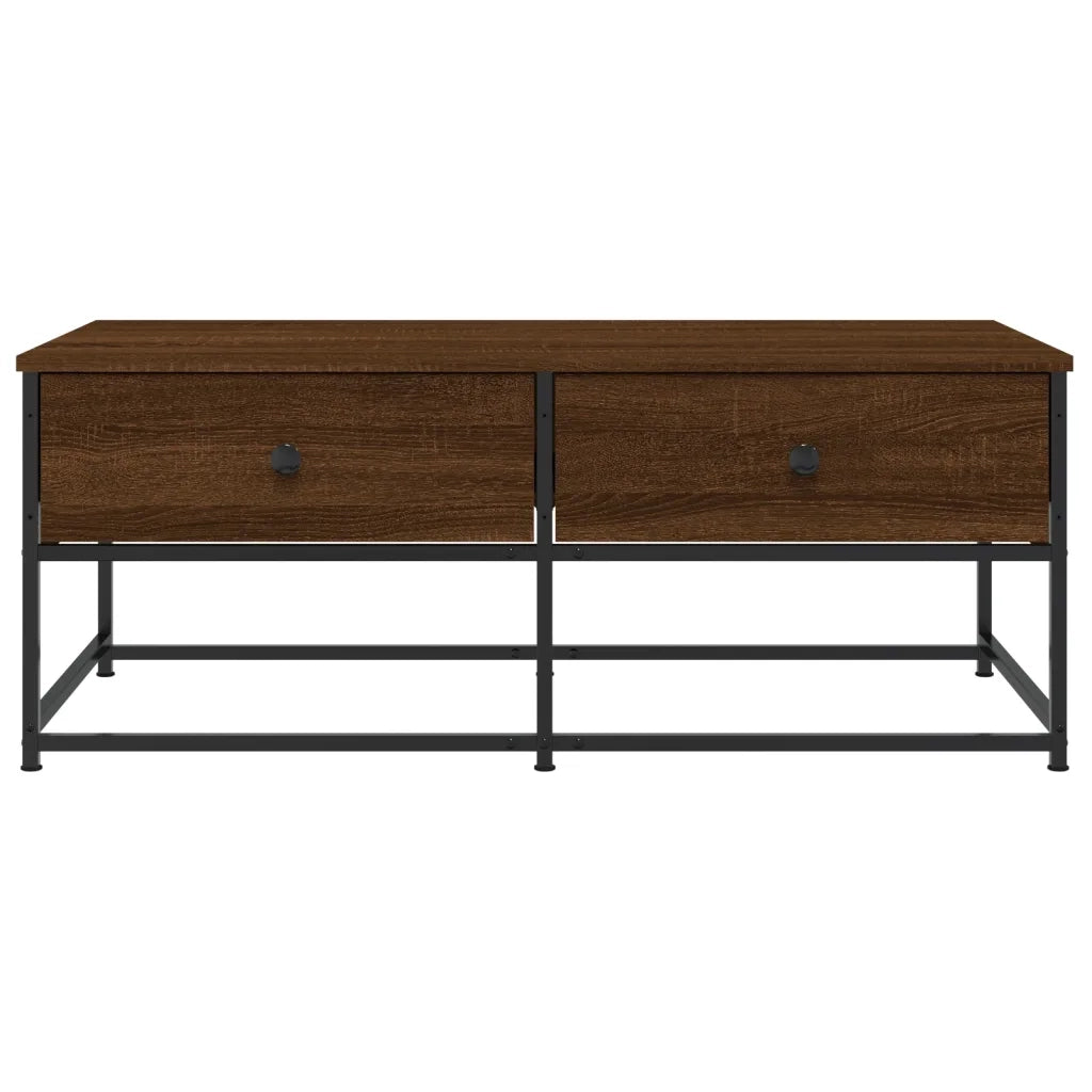 Tavolino salotto | Tavolino da caff¨¨ | Tavolino da Soggiorno Rovere Marrone 100x51x40 cm Legno Multistrato