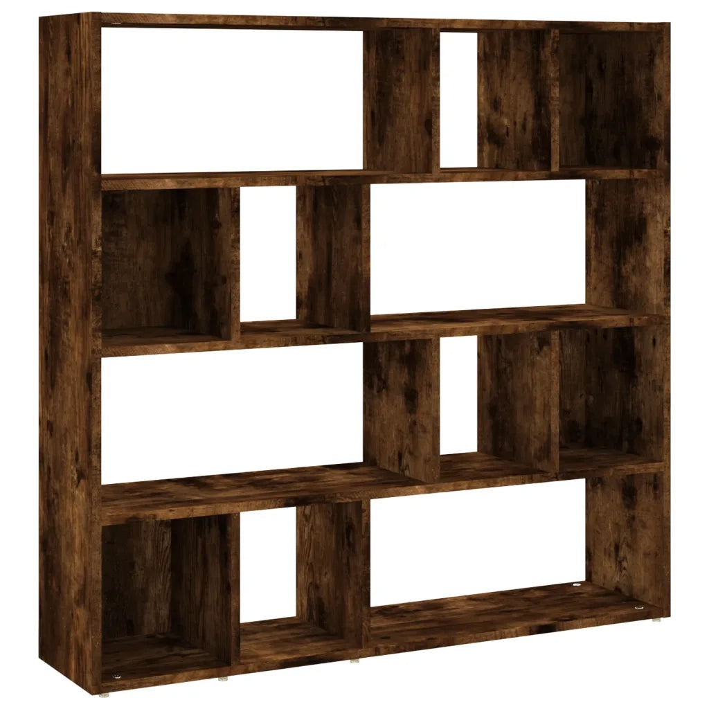 Libreria/Divisorio Ambienti | Divider per stanze | Paravento Rovere Fumo 105x24x102 cm