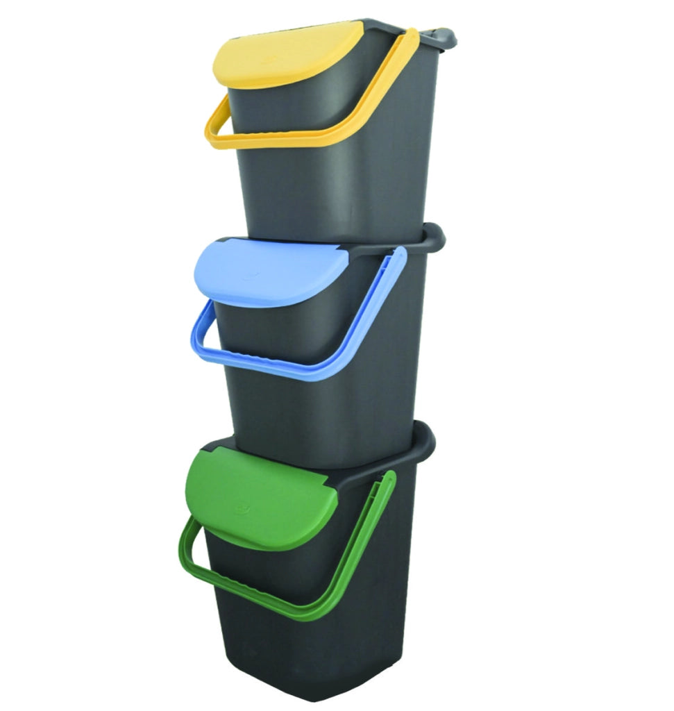 MAURY'S PATTUMIERA SET 3 TOWER CON MANICO CON CAPIENZA 30 LT