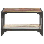 Tavolino da Salotto 60x60x35 cm in Legno Massello di Recupero 321795