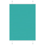 Tenda Plissettata Verde petrolio 85x100 cm Larghezza Tessuto