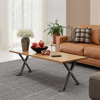 Base per tavolo 72x60 cm con gambe tavolo a forma di X acciaio verniciato