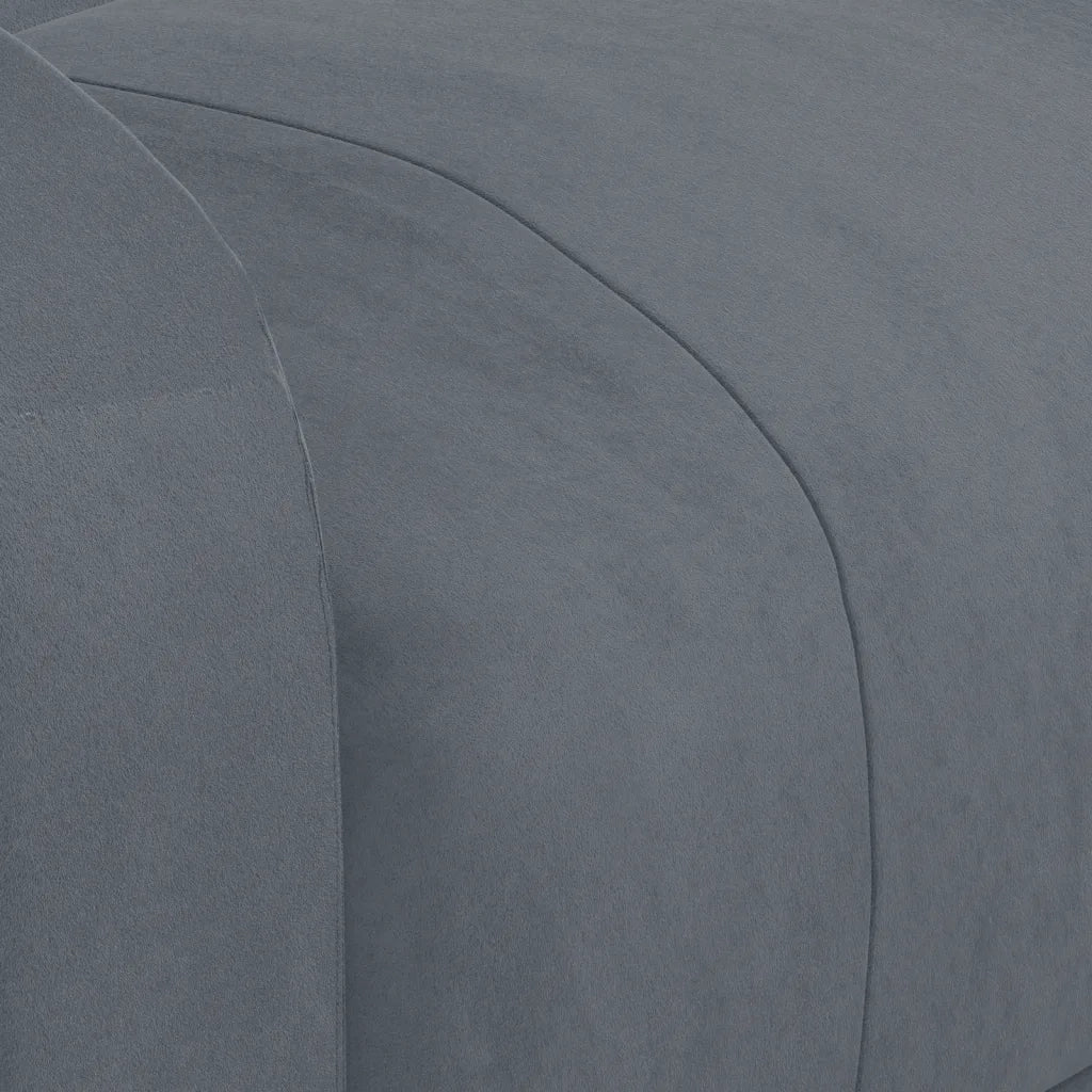 Poltrona Massaggiante Grigio Scuro in Velluto 342411