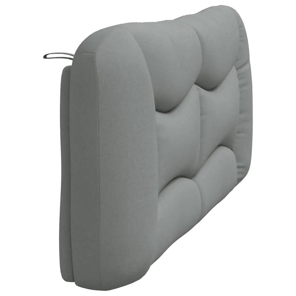 Cuscino Testiera-Cuscino per Testiera Hvar Grigio Chiaro 193 cm in Tessuto