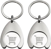 Set di chiavi da auto con anello di serratura per auto, foto e porta chiavi elegante con alta qualità metallo
