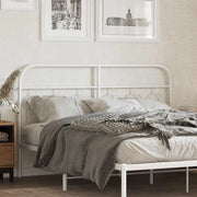 Testiera di Ricambio in Metallo Bianco 137 cm 377198