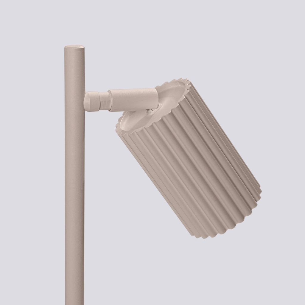 Lampada da scrivania GRAVIO taupe/bianca snodabile GU10 10W