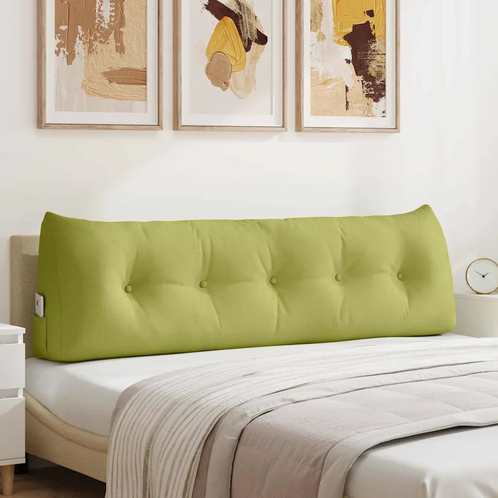 Cuscino per Schiena Verde chiaro 160 x 24 x 50 cm Tessuto