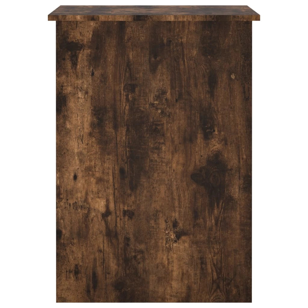 Scrivania da ufficio postazione di lavoro mobile per computer studio rovere affumicato 100 x 55 x 75 cm legno ingegnerizzato marrone 02_0023568