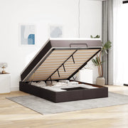 Struttura Letto Pouf con Materasso 140x190 cm in Tessuto 3311109