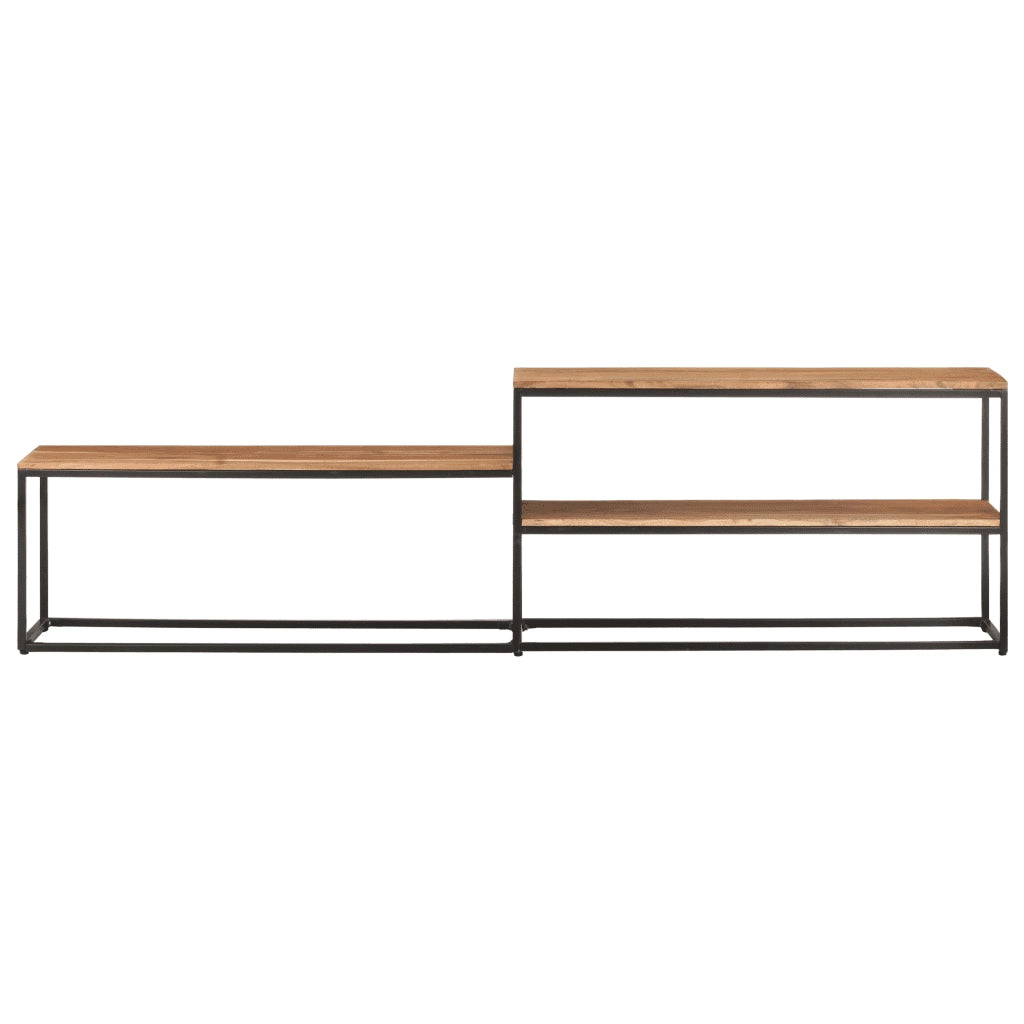 Mobile Porta TV-Mobile per TV-Credenza TV 180x30x50 cm in Legno Massello di Acacia