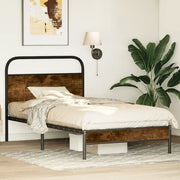 Giroletto senza Materasso Rovere Fumo 107x203 cm in Truciolato 4100352