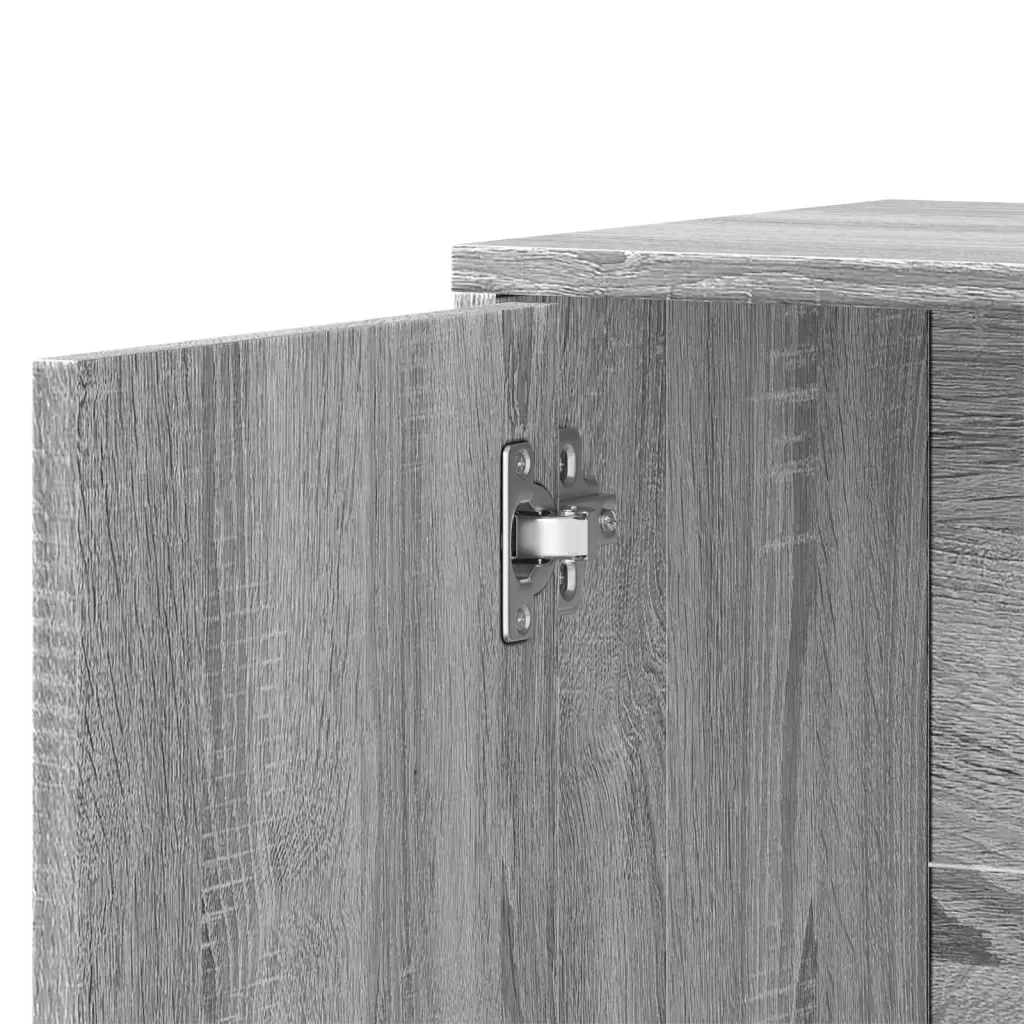 Credenza-Buffet-Armadio da cucina Grigio Sonoma 60x31x70cm in Legno Multistrato 104088