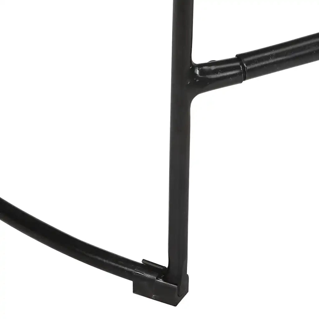 Sgabelli da Bar 2 pz Neri 45x40x62 cm Legno Massello di Mango 4013528