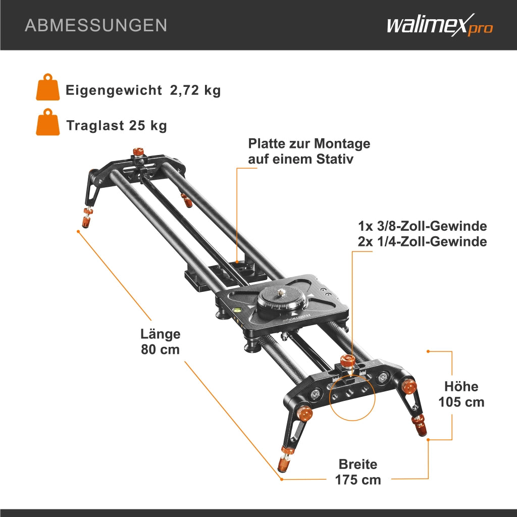Carbon Follow Focus Parallasse Slider 8