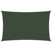 Vela ombreggiante 160 g/m² verde scuro 4 x 6 m HDPE 02_0009436