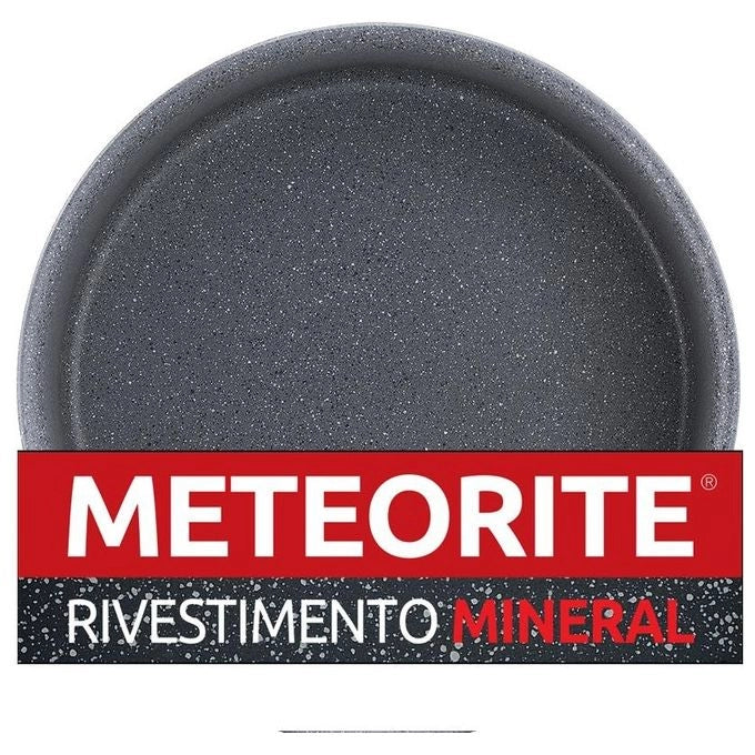 Lagostina 012164040124 Ingenio Mineralis Padella Antiaderente 24 cm Alluminio Riciclato Manico Rimovibile Induzione colore Grigio