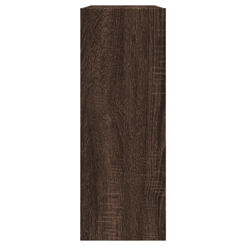 Scarpiera Rovere Marrone 80x21x57 cm in Legno Multistrato 839916