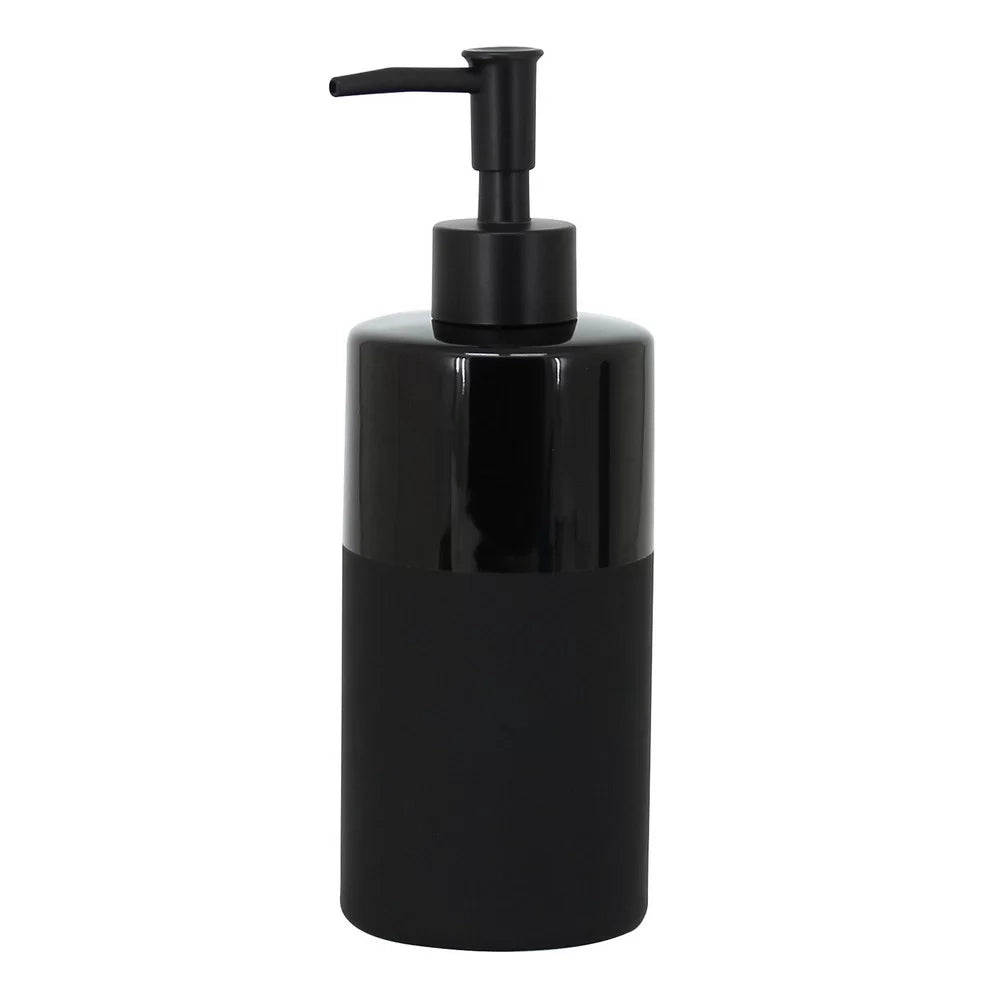 Dispenser nero in ceramica - serie Black