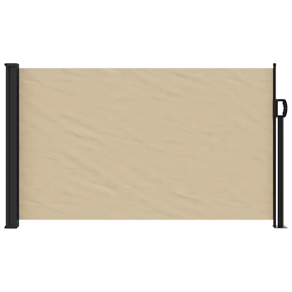 Tenda da Sole | Tenda parasole Laterale Retrattile Beige 120x600 cm