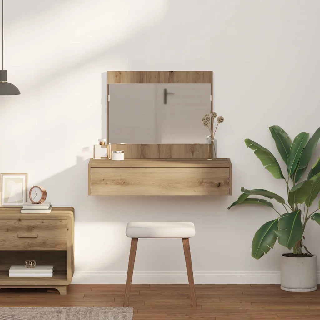 Toeletta | Tavolo da Trucco Marrone 83 x 40 x 70 cm Legno multistrato