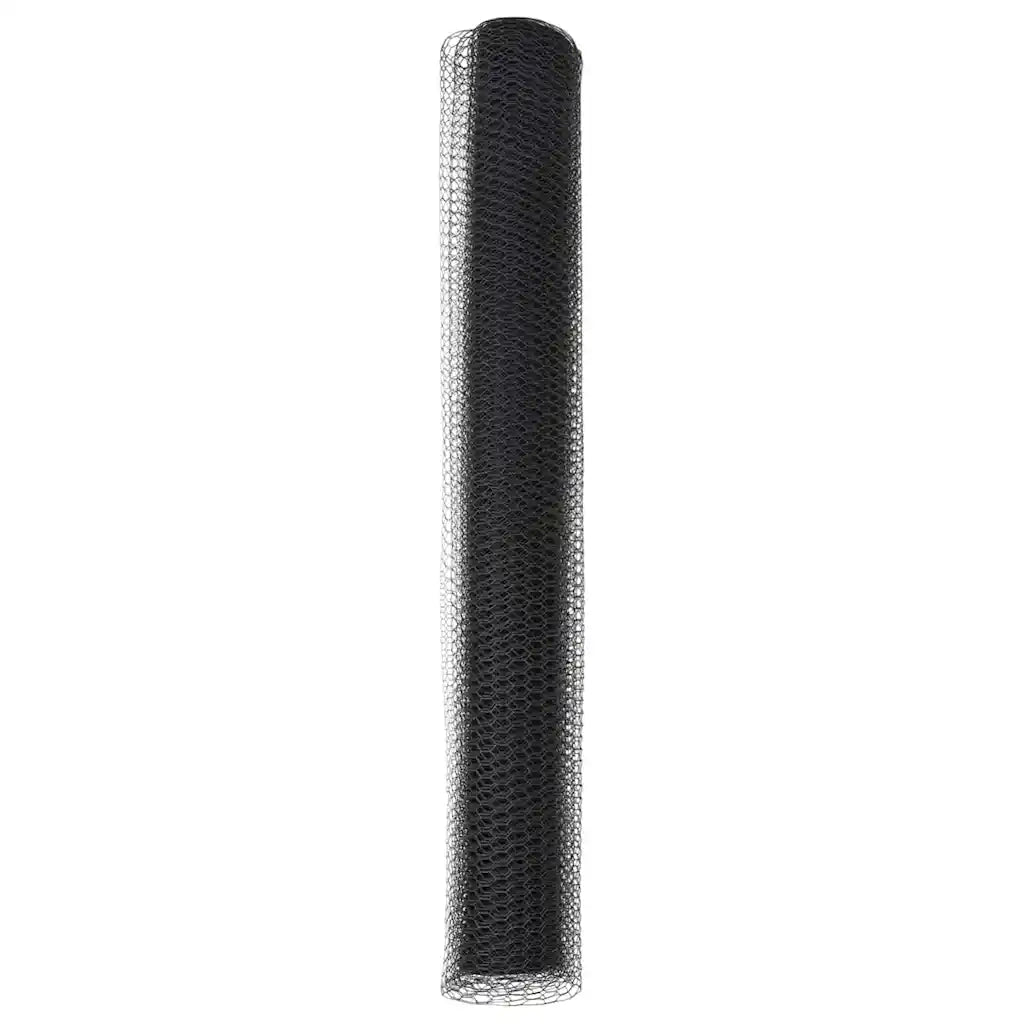 Recinzione Esagonale Grigio 1,4 x 10 m PVC 42005501