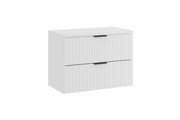 Set mobili bagno 80 cm con piano Adel White 80 x 1401 x 46 cm
