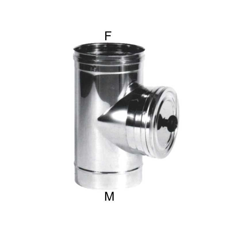 Tubo Inox 12X 28 Sportello Ispezione Maral