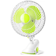 Trade Shop - Ventilatore Da Tavolo A Clip 3 Ventole Silenzioso 180mm Estate Ufficio Casa -