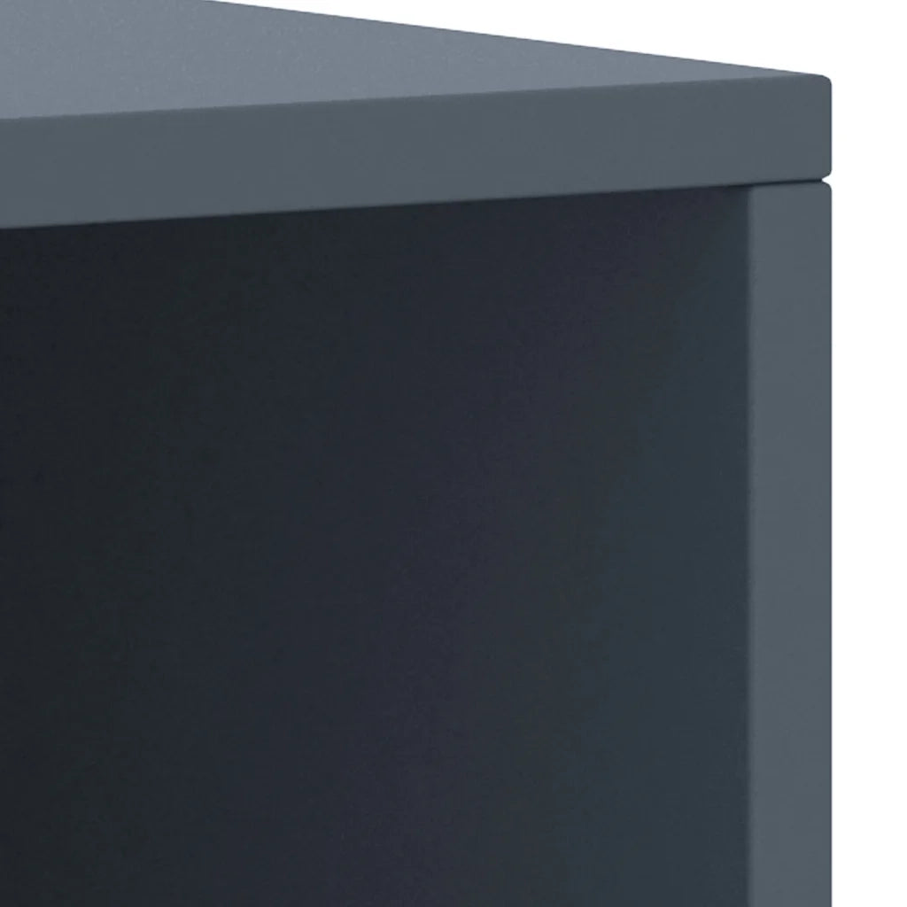Comodini 2 pz Grigio Chiaro 35x30x40 cm Legno Massello di Pino 322243