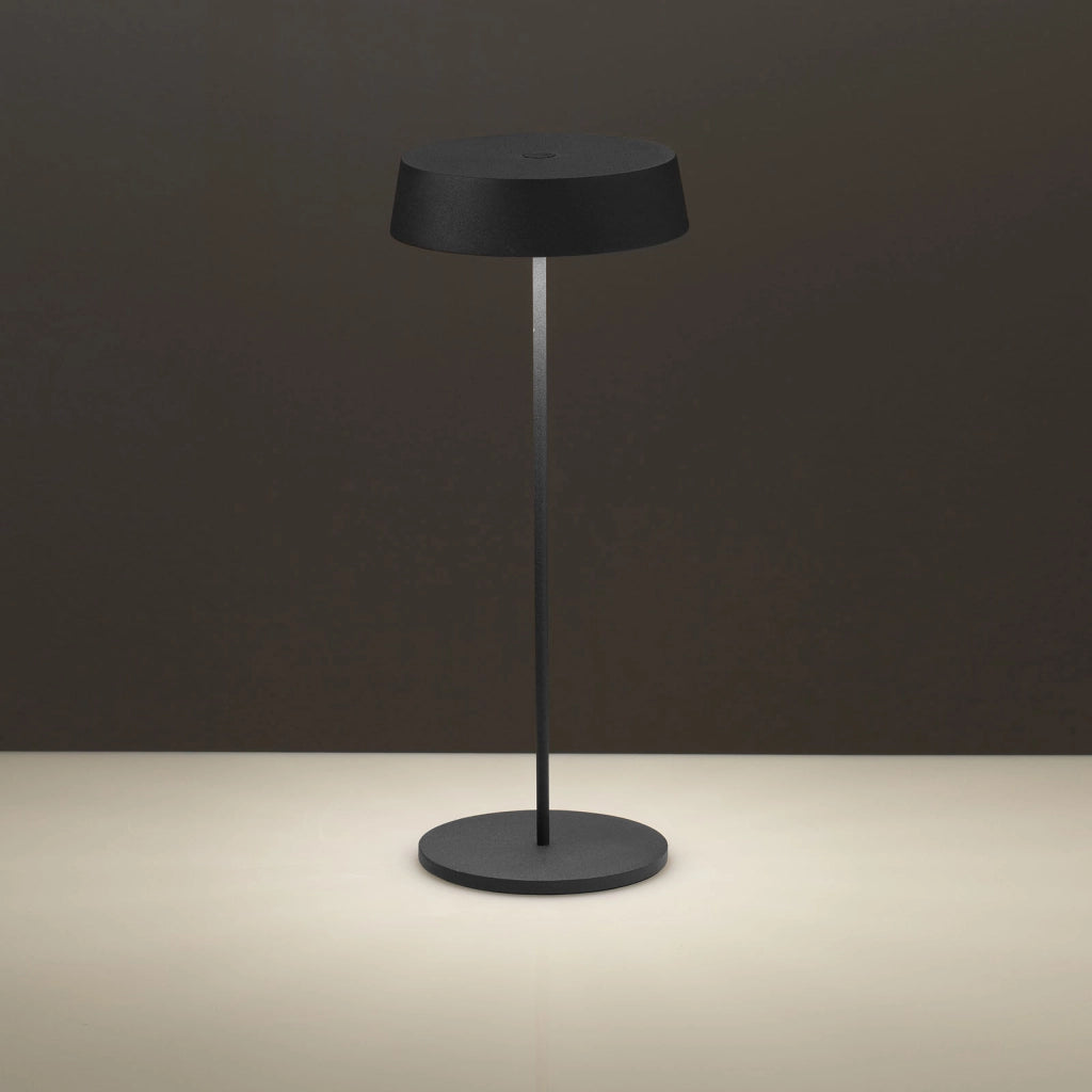 Lampada da tavolo ricaricabile NORRIS nero
