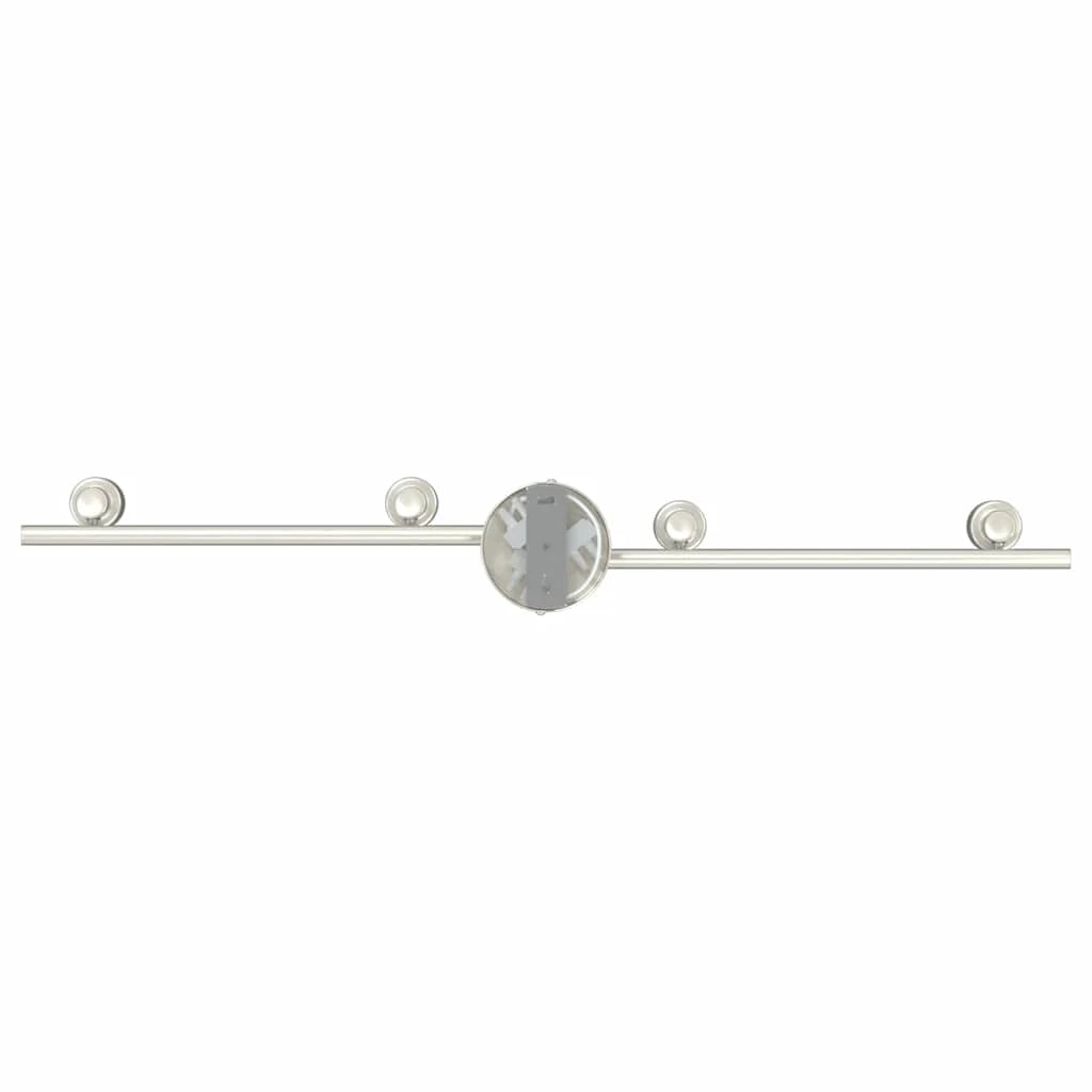 Faretto da soffitto moderno orientabile design chic 70 x 9 x 12,5 cm acciaio nichel spazzolato 02_0058316