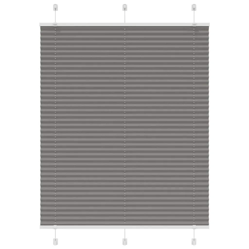 Tenda Plissettata Antracite 110x150cm Larghezza Tessuto 109,4cm