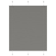 Tenda Plissettata Antracite 110x150cm Larghezza Tessuto 109,4cm