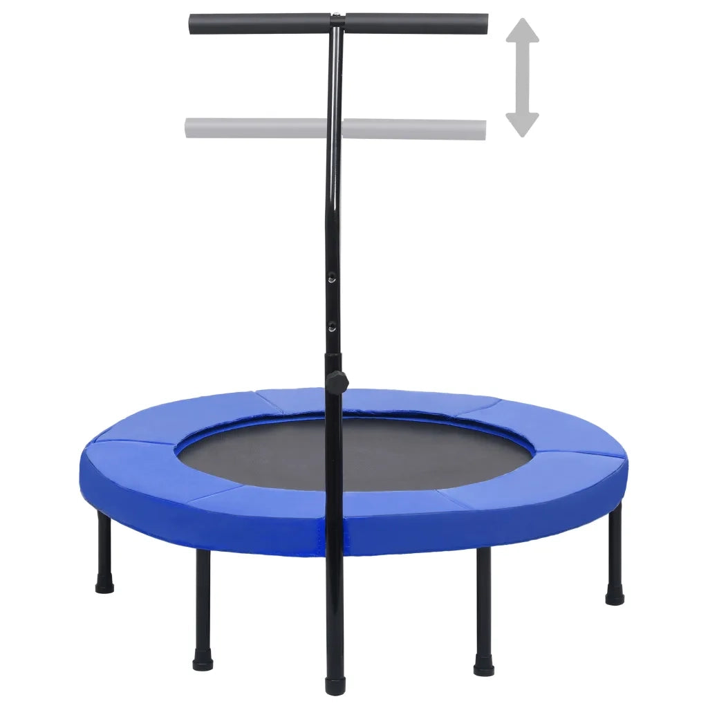 Trampolino da Fitness con Manico e Tappetino di Sicurezza 102cm CFW5219723