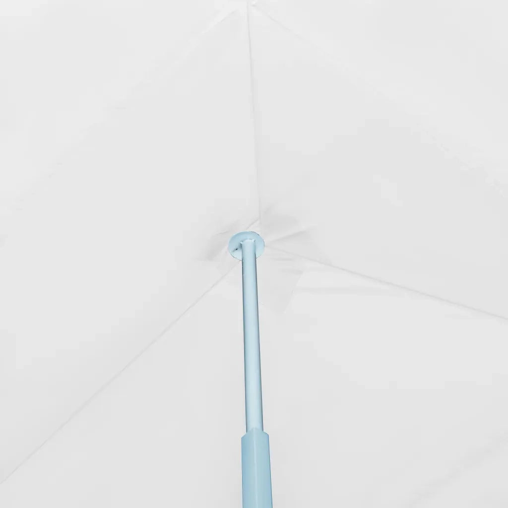 Tenda Pieghevole Pop-Up con 5 Pareti Laterali 3x9 m Bianca 48873