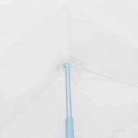 Tenda Pieghevole Pop-Up con 5 Pareti Laterali 3x9 m Bianca 48873