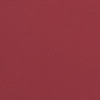Cuscino per Panca Rosso Vino 120x50x4 cm in Tessuto Oxford