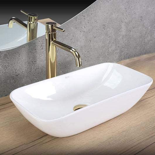 Lavabo Da Appoggio In Ceramica Rea Maria