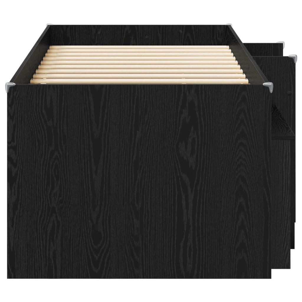Struttura Letto Loft con Mobile 3 pz Nero Legno ingegnerizzato 3423375