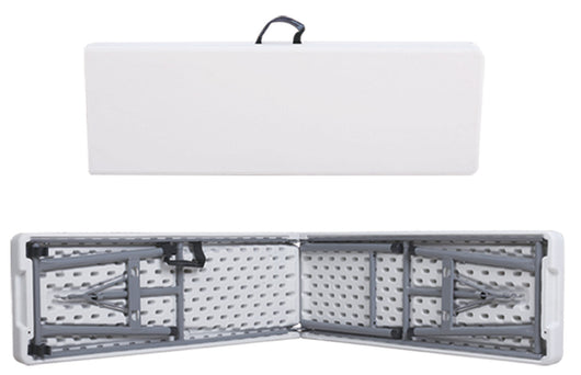 Panca Pieghevole per Catering in Acciaio e Plastica Becker Bianca