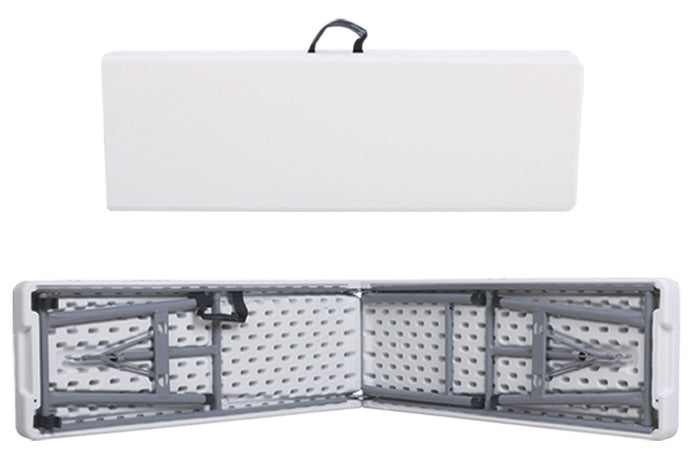 Panca Pieghevole per Catering in Acciaio e Plastica Becker Bianca