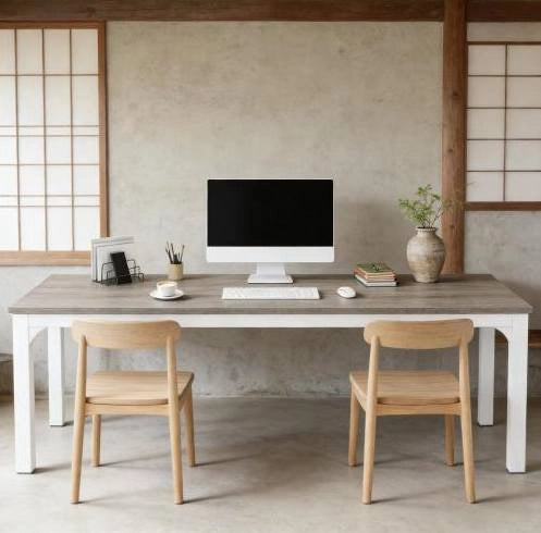 Scrivania per computer 200 x 70 x 75 cm per due persone
