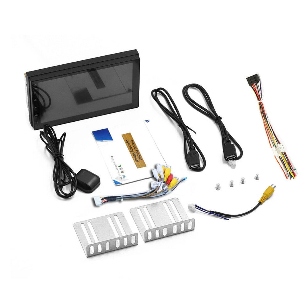 Trade Shop - Autoradio Stereo 2 Din 7" Touch Screen Bluetooth Aux Usb Sd Lettore Mp5 Q-ca005 -