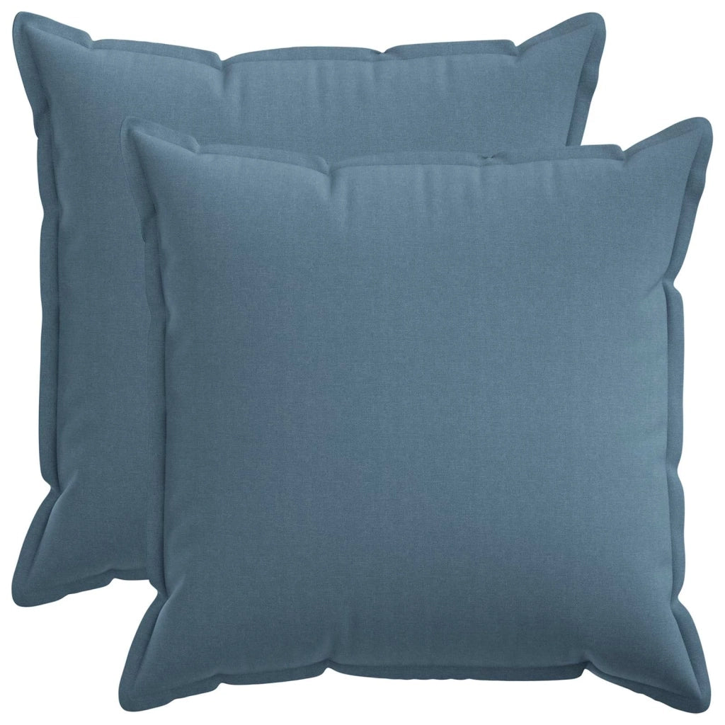 Cuscino con cuscino HOUTEN 2 pz Blu jeans Lino 936111