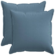 Cuscino con cuscino HOUTEN 2 pz Blu jeans Lino 936111