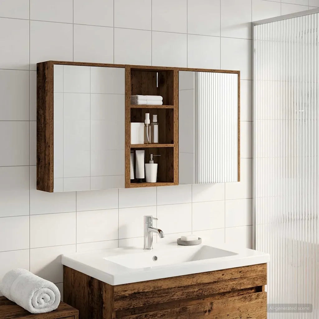 Set di Armadi da Bagno 3 pcs 116 x 16 x 62,5 cm 3403814