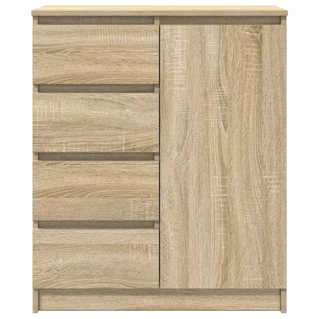 vidaXL Credenza con Cassetti Rovere Sonoma 71x35x84 cm in Truciolato